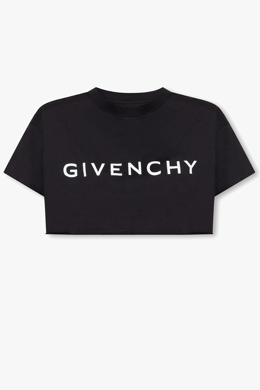 Tシャツ・カットソー GIVENCHY FW25 Shirts (BM616M14M6 100) Givenchy Star Neckline Floral Print T-Shirt M Medium Cuban